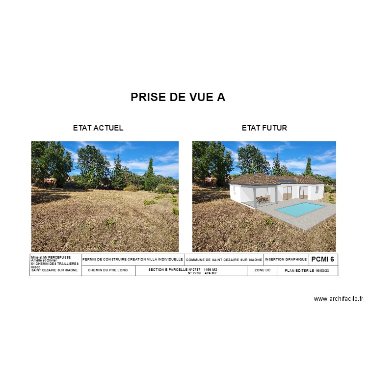 PCMI6 INSERTION GRAPHIQUE PRE LONG. Plan de 0 pièce et 0 m2