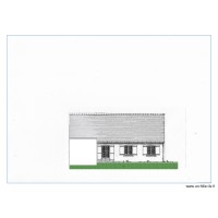 FACADE  OUEST SUR ARRIERE