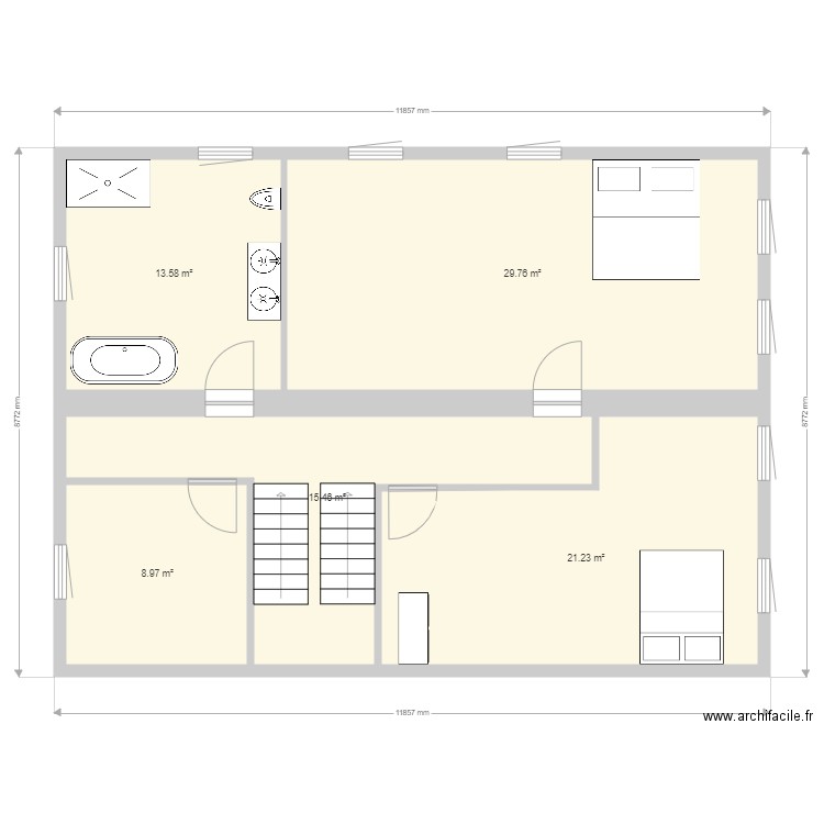 plan garage  r 3. Plan de 0 pièce et 0 m2