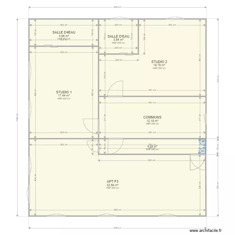 LYAUTEY 23 1ER ETAGE 01. Plan de LYAUTEY 23 1ER ETAGE 01. Plan de