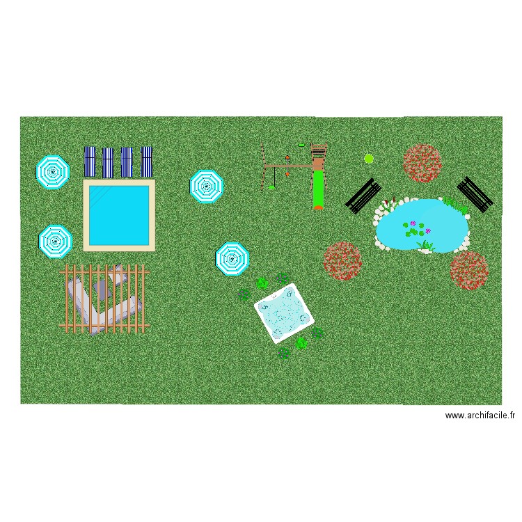 le jardin de milo le blaireau et eliott la crotte. Plan de 0 pièce et 0 m2