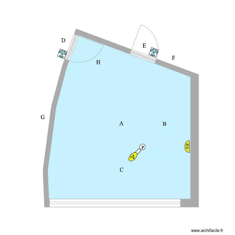 Cabinet 1 SCM VO PHI et DUCHATEAU. Plan de 
