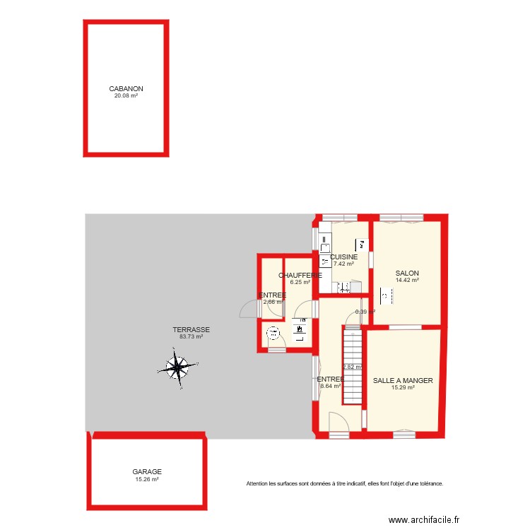 BI 1831 niveau 1. Plan de 0 pièce et 0 m2