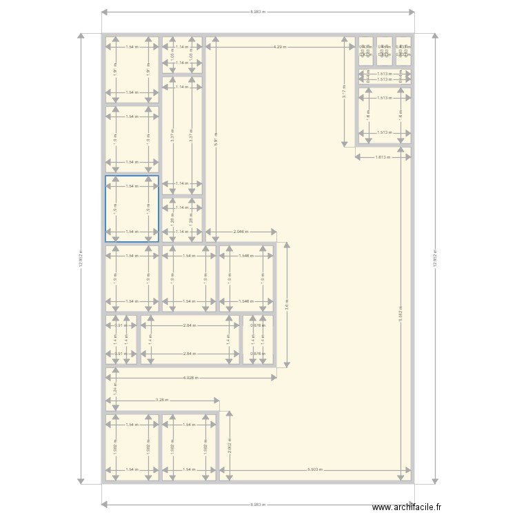 QQR. Plan de 0 pièce et 0 m2