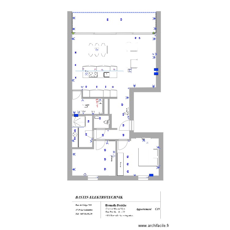 Appartement  Meuse View Bâtiment C19. Plan de 0 pièce et 0 m2