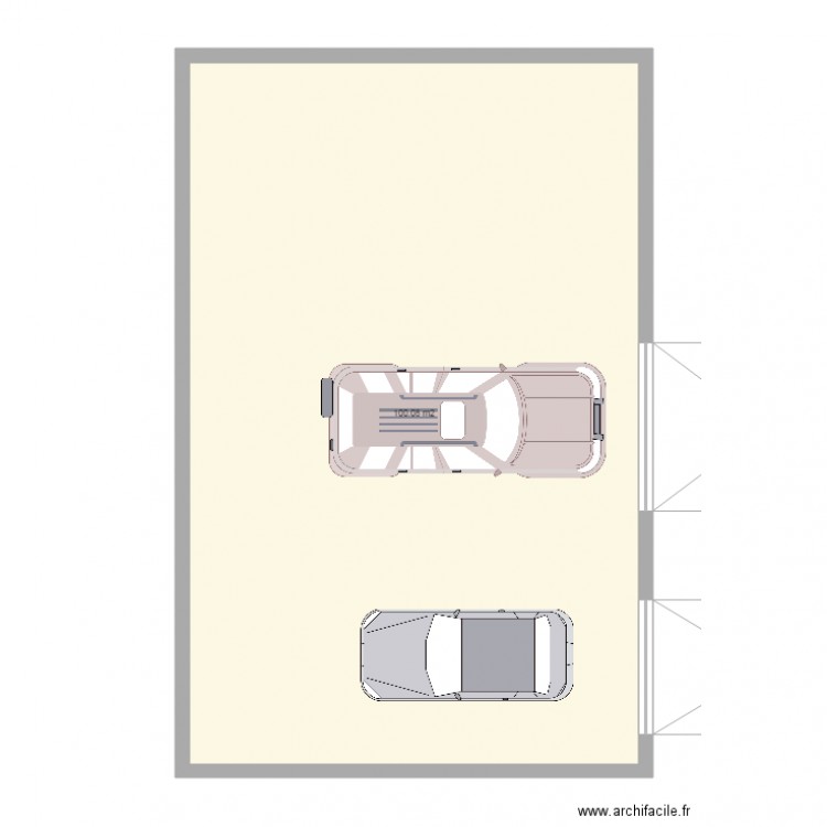 Garage. Plan de 0 pièce et 0 m2