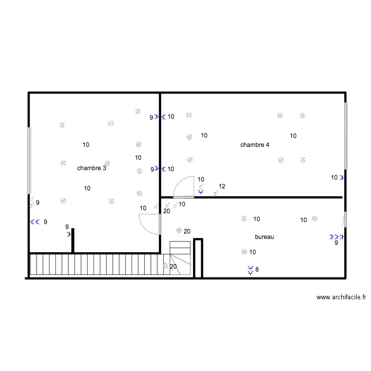 Anne 2 emè etage 2. Plan de 0 pièce et 0 m2