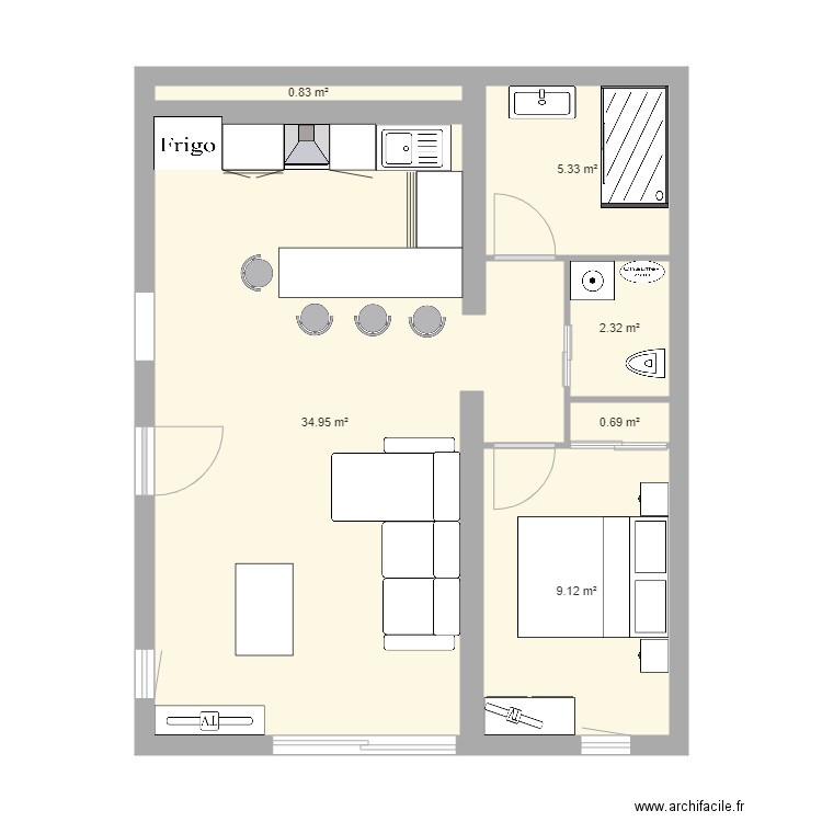 MICKEY HOUSE 2. Plan de 0 pièce et 0 m2