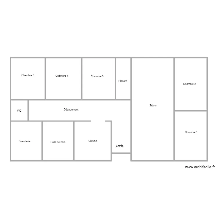 7 BIS AURORE. Plan de 