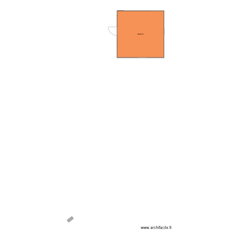 boucherie. Plan de 0 pièce et 0 m2