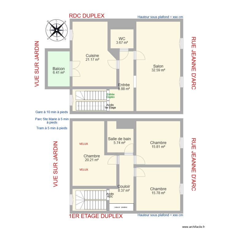 ERRARD. Plan de 0 pièce et 0 m2
