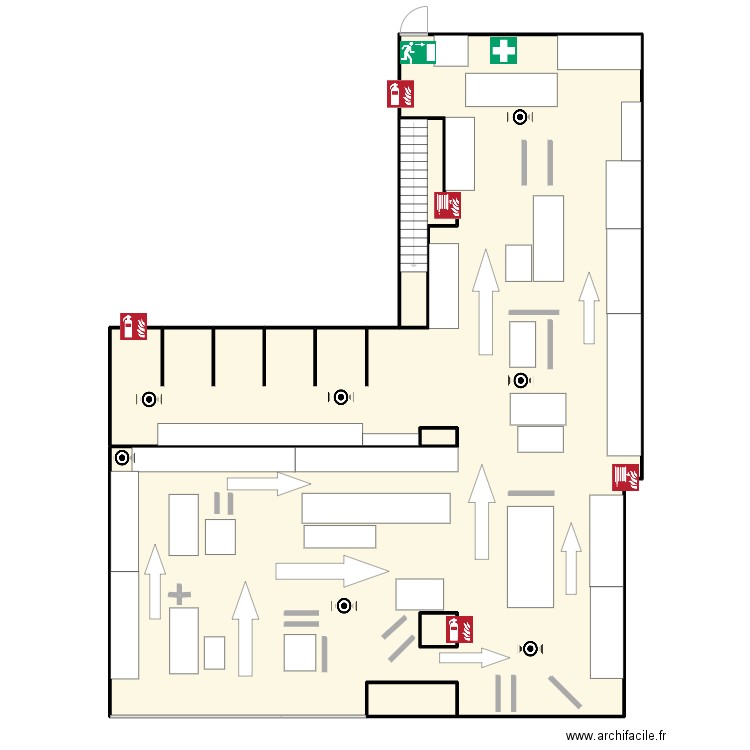 Plan Celio. Plan de 5 pièces et 235 m2