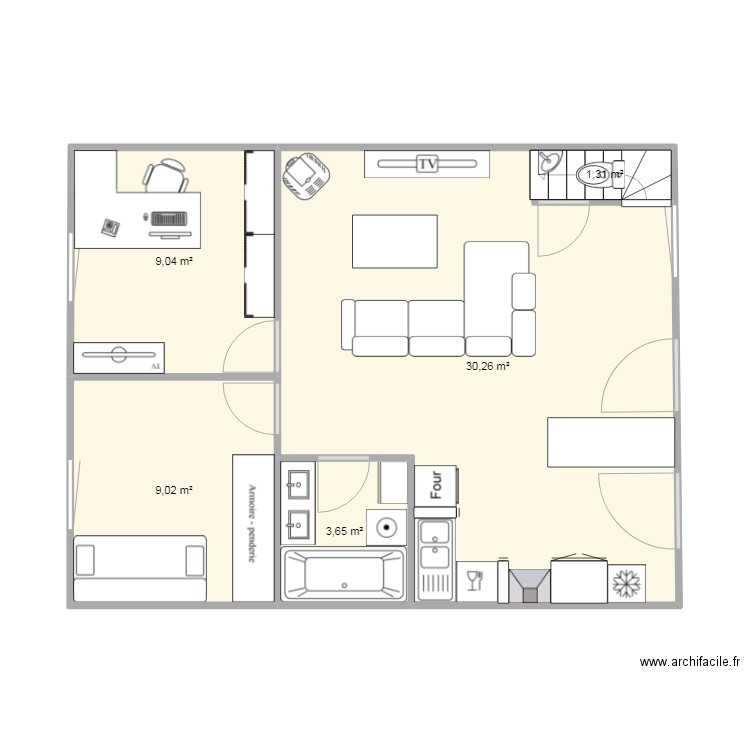 plan la rose 2. Plan de 0 pièce et 0 m2