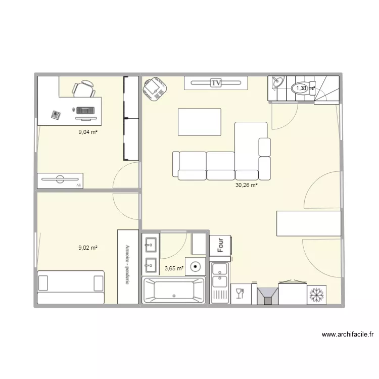 plan la rose 2. Plan de 