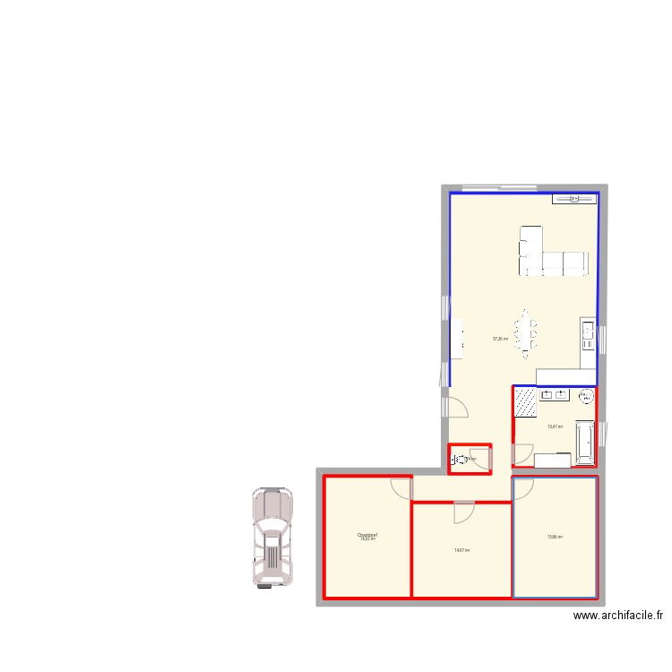 maison 2. Plan de 0 pièce et 0 m2