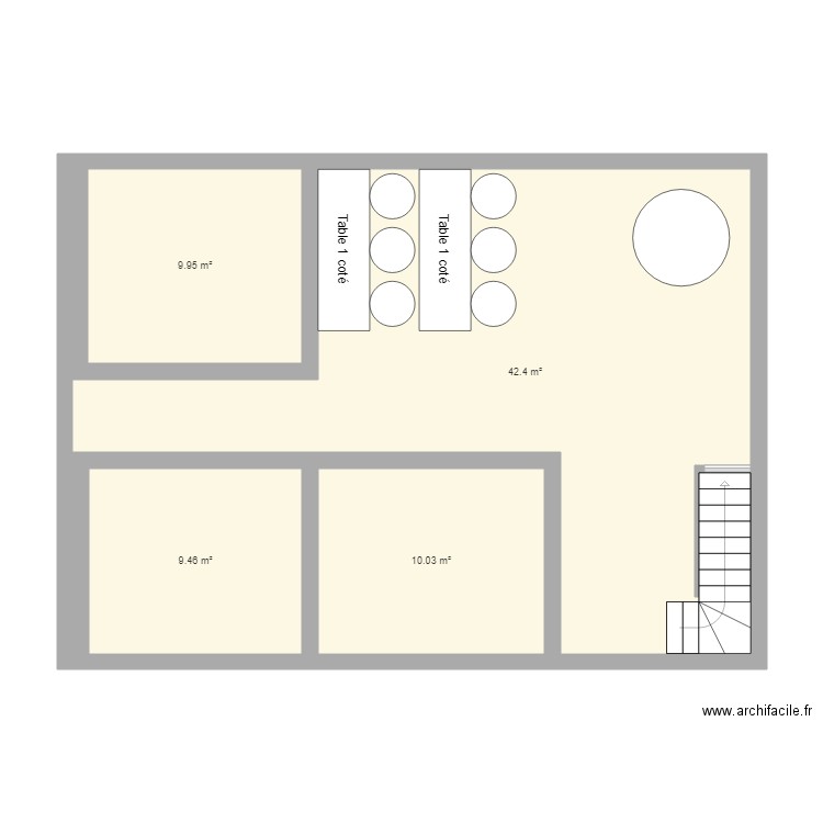 fromagerie. Plan de 0 pièce et 0 m2