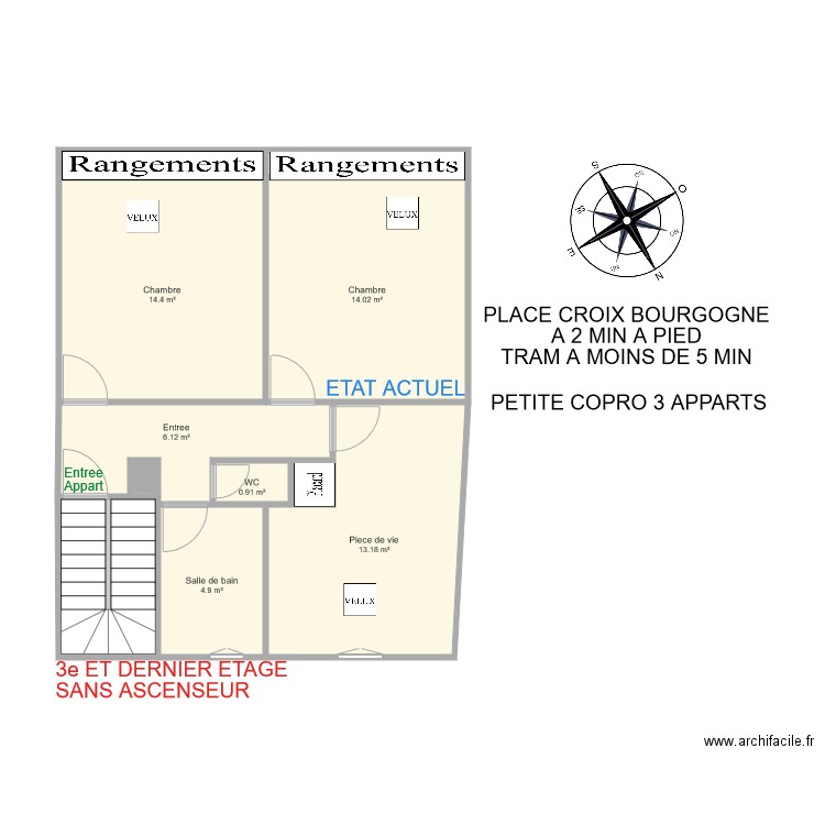 SCI DU PUITS. Plan de 0 pièce et 0 m2