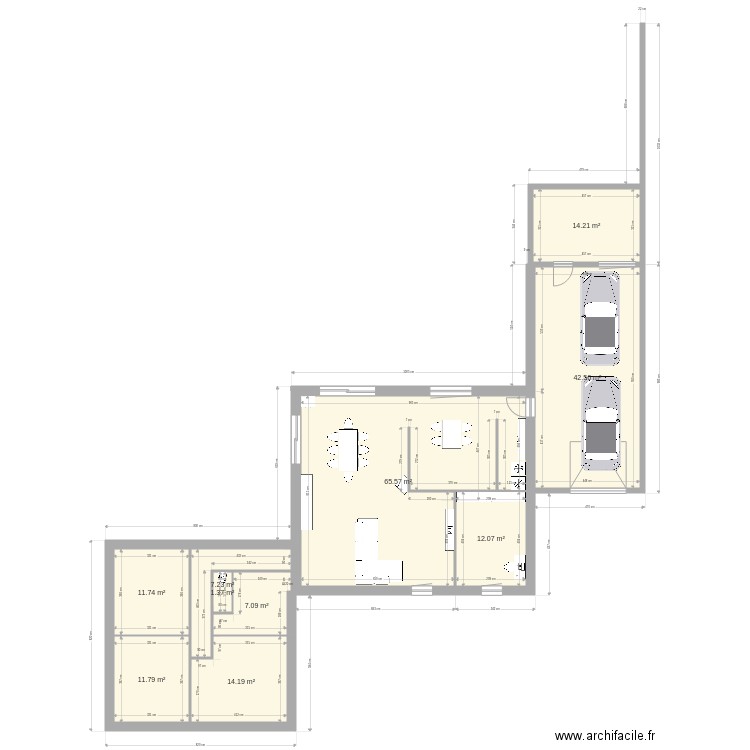 maison liré 28 décembre 2020 v1 meublé. Plan de 0 pièce et 0 m2