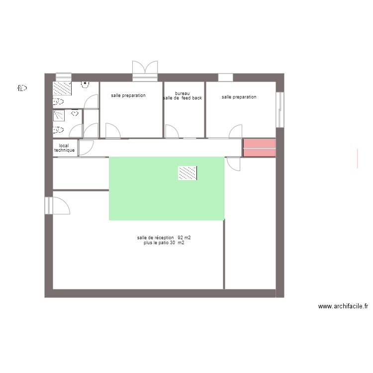 PROJET  2  BIEN ETRE idem  EVENEMENTIEL. Plan de 0 pièce et 0 m2