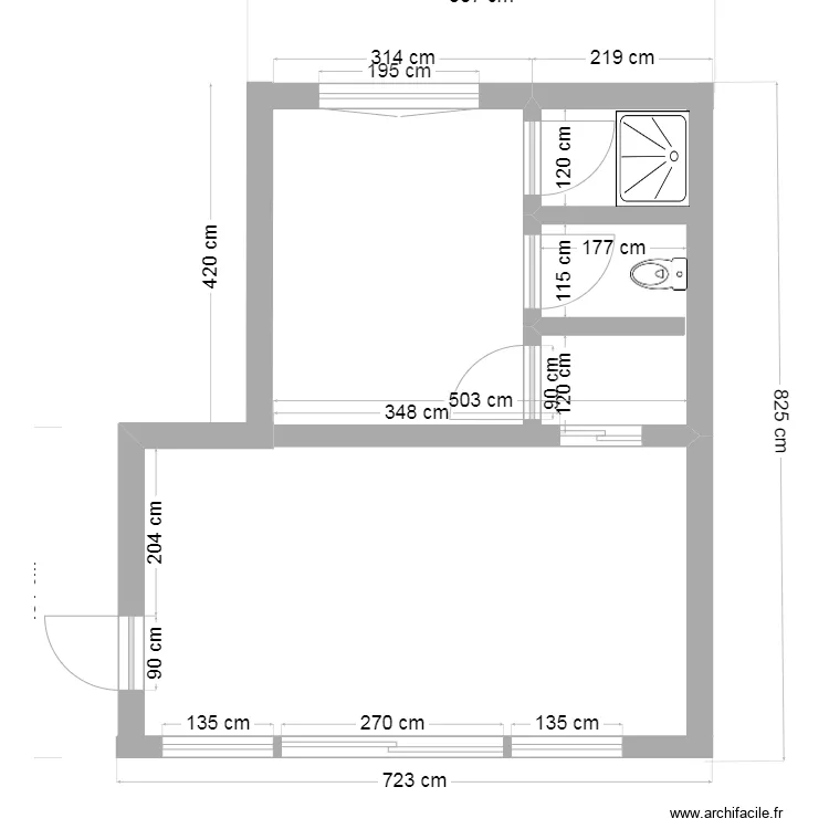 Paternoser vue corrig&eacute;e plan 1. Plan de 