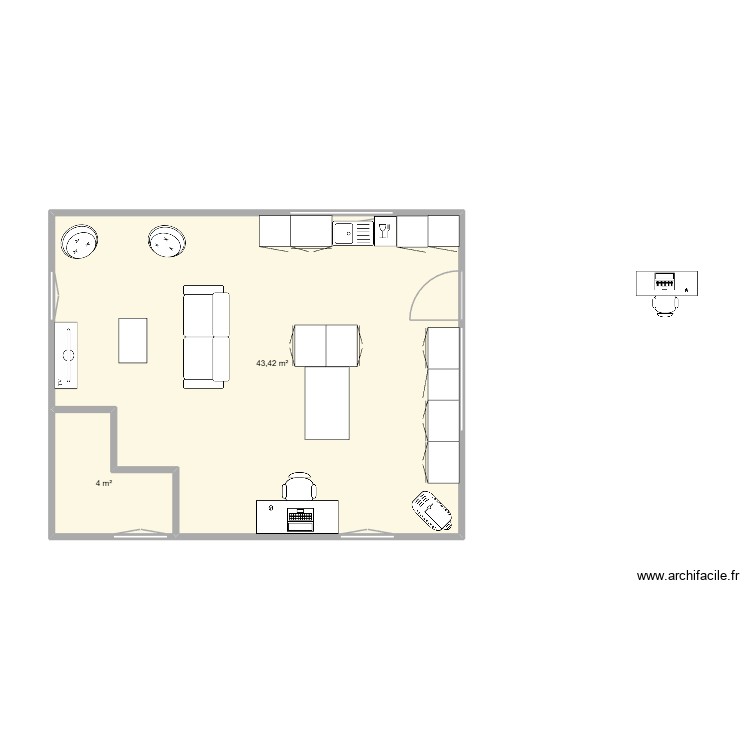 Haut cuisine 1. Plan de 0 pièce et 0 m2