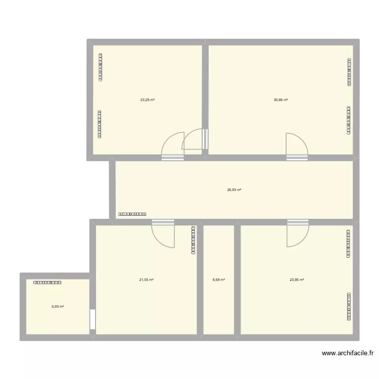 Rez de chaussée. Plan de 7 et 140 m² Rez de chaussée. Plan de 7 et 140 m²