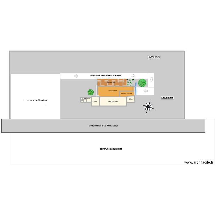 odalie. Plan de 10 pièces et 915 m2