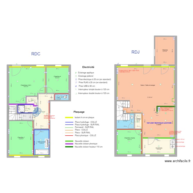 Plan projet V4 - artisans. Plan de 0 pièce et 0 m2