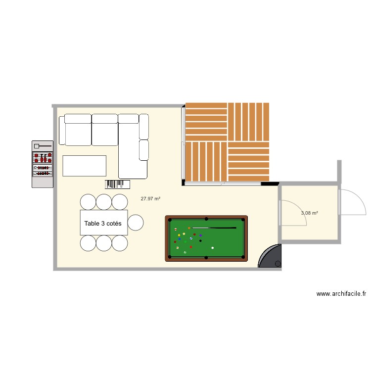 Maison. Plan de 0 pièce et 0 m2