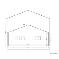 Garage cot&eacute; Est maison P1