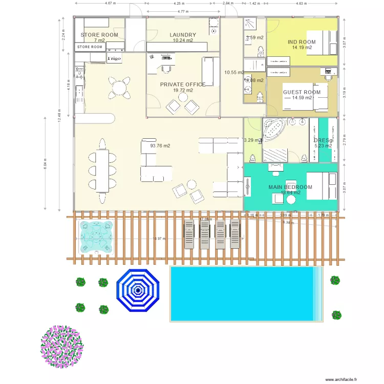 caraibLEAVINGHOUSE. Plan de 