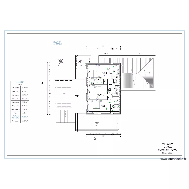SCCV LRSP VILLA 1 ETAGE ELEC. Plan de 