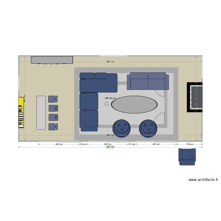 SALON PARIS3. Plan de 0 pièce et 0 m2