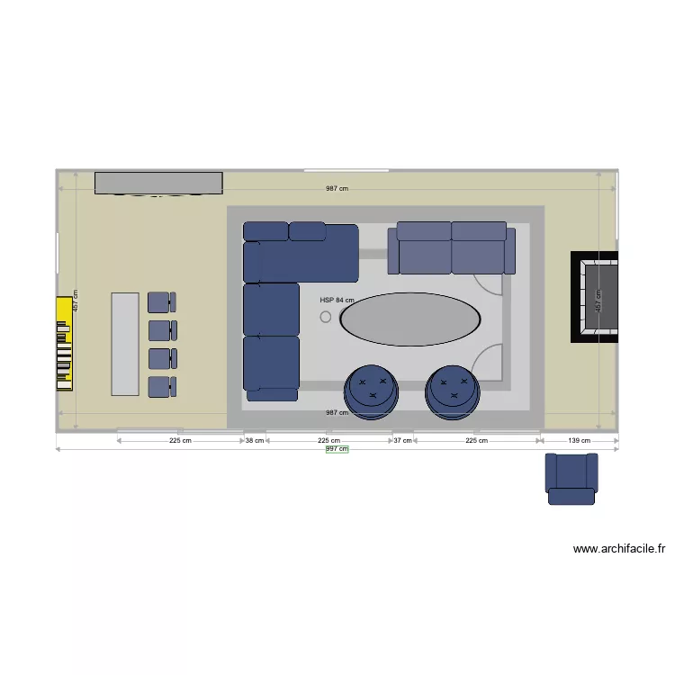 SALON PARIS3. Plan de 