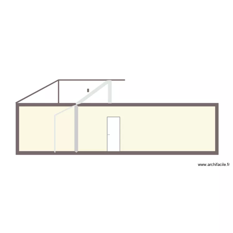 AGRANDISSEMENT - COUPE LONGITUDINALE. Plan de AGRANDISSEMENT - COUPE LONGITUDINALE. Plan de