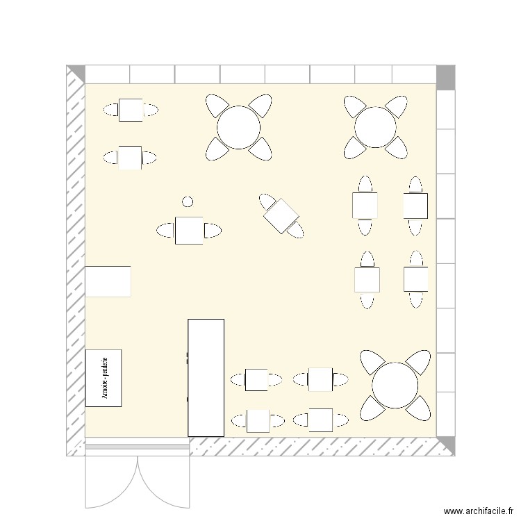 Plan Hôtel du Loch. Plan de 0 pièce et 0 m2