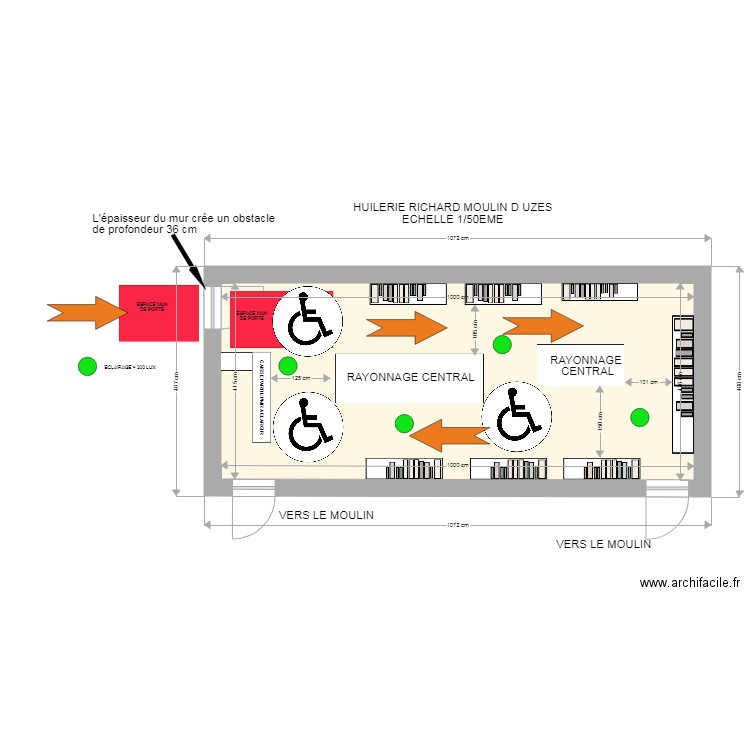 BOUTIQUE HUILERIE RICHARD MOULIN D UZES. Plan de 0 pièce et 0 m2