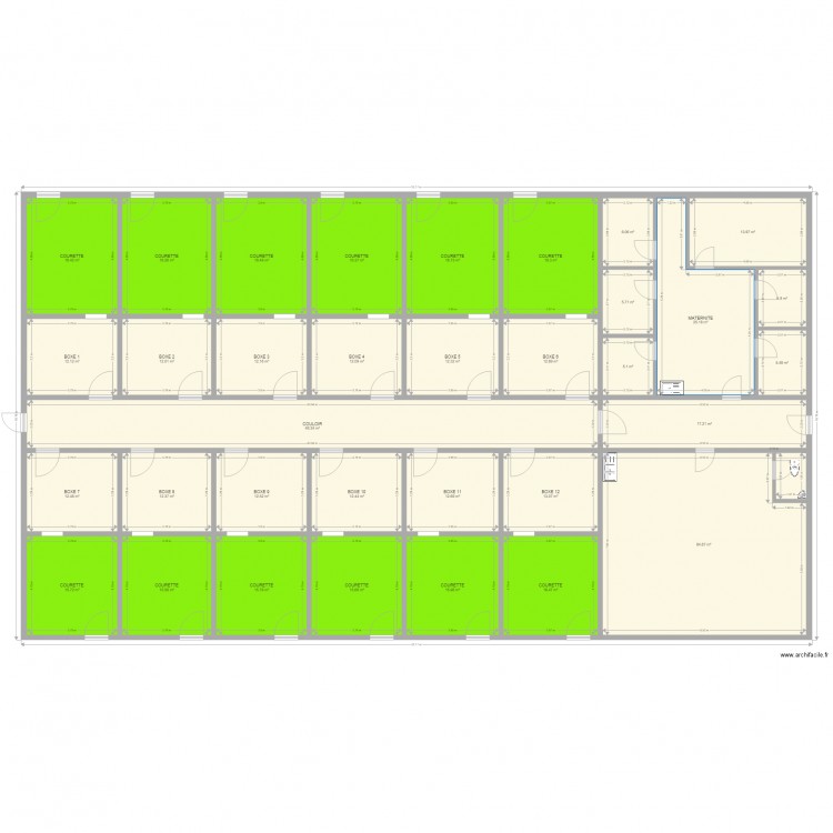 elevage projet. Plan de 0 pièce et 0 m2