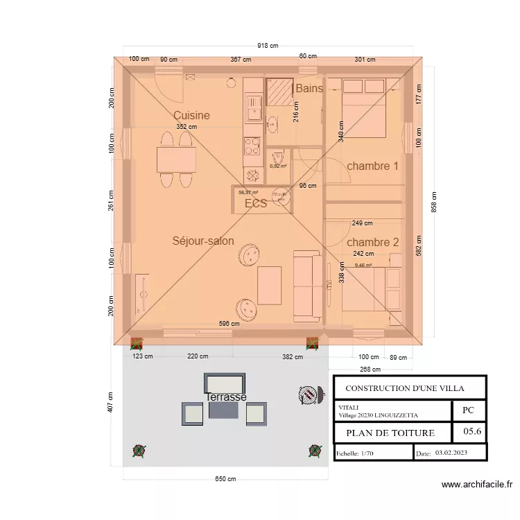 plan de toiture FEVRIER. Plan de plan de toiture FEVRIER. Plan de