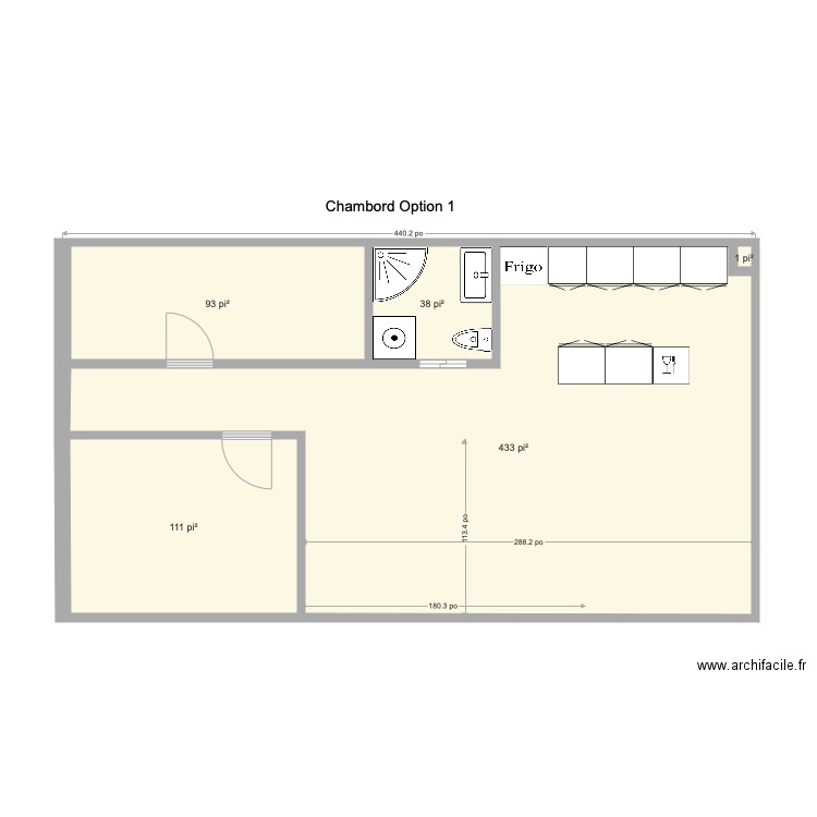 5093 Chambord Option 50. Plan de 0 pièce et 0 m2