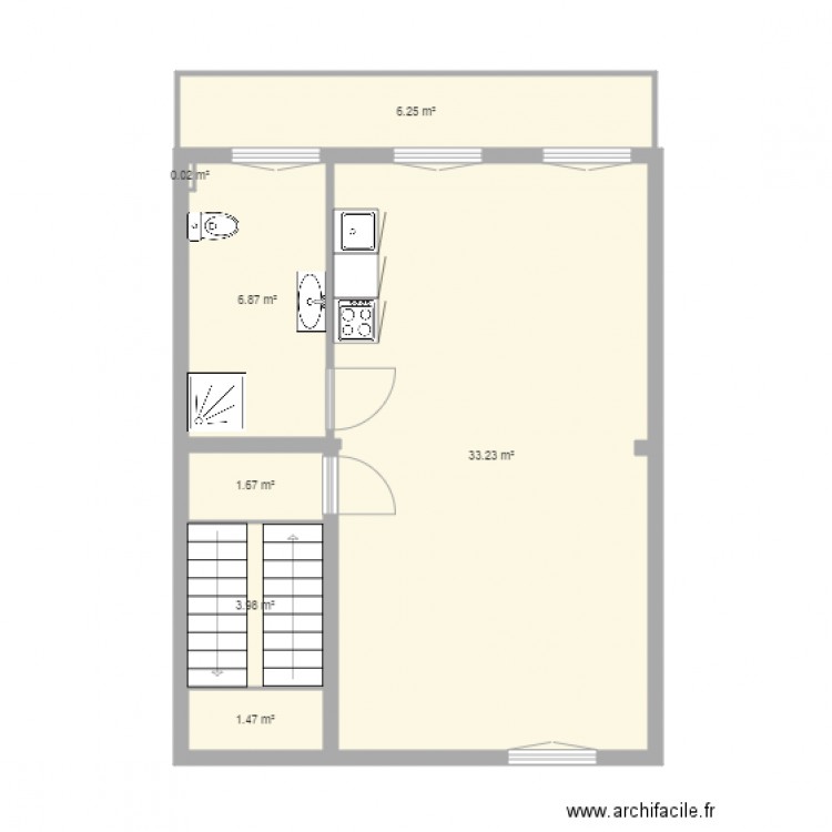 1ste verdieping 1 2. Plan de 0 pièce et 0 m2