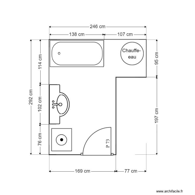 OZZELLO Jean Claude. Plan de 