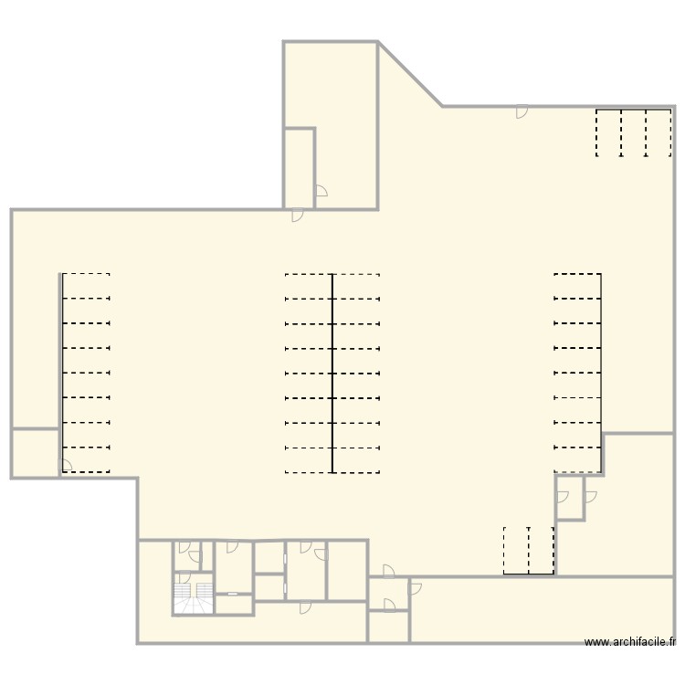 Parking. Plan de 0 pièce et 0 m2