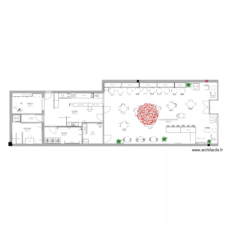 PLAN IMPLANTATION 3 "AFRICAN FRUITY". Plan de 