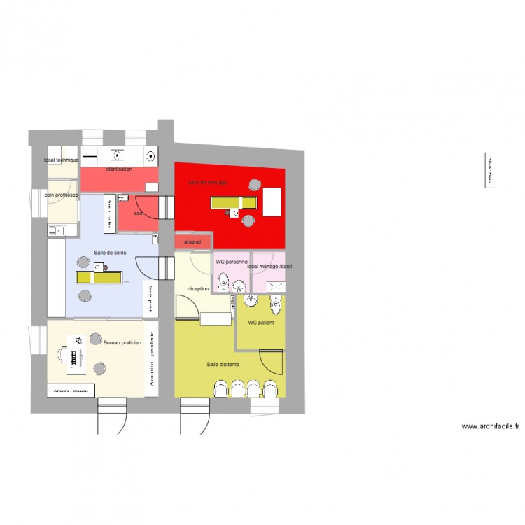 sotta cabinet de sotta  RDC. Plan de 0 pièce et 0 m2