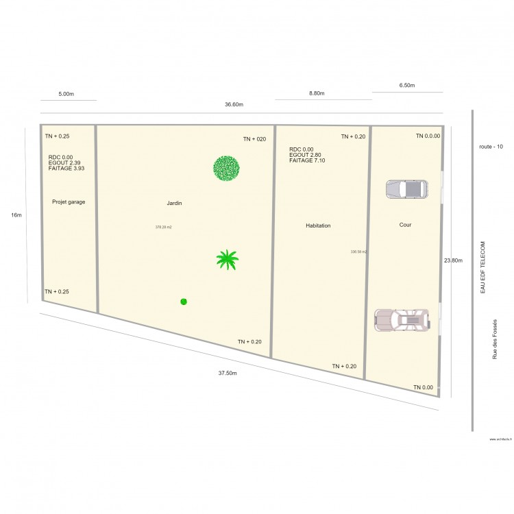 masse. Plan de 0 pièce et 0 m2