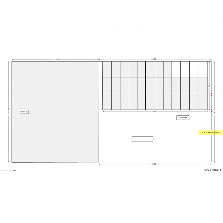 JOFFRE39V0. Plan de 0 pièce et 0 m2