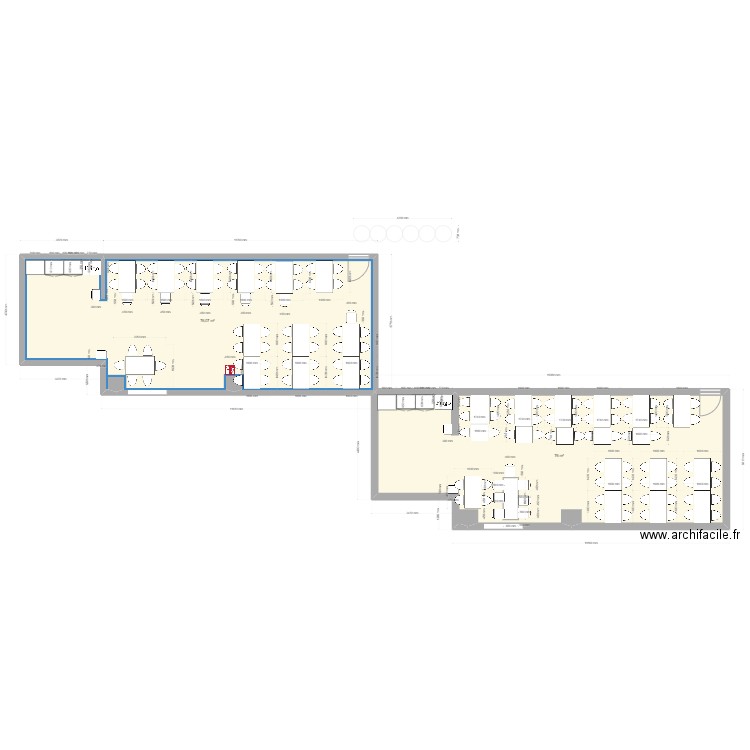réfectoire. Plan de 0 pièce et 0 m2