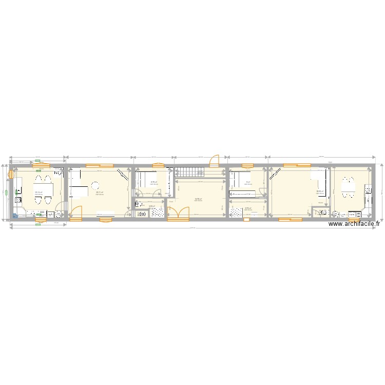 parisot bat abc projet. Plan de 0 pièce et 0 m2
