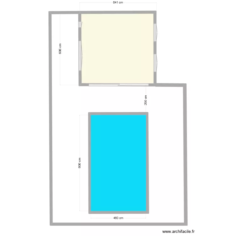 Piscine. Plan de Piscine. Plan de